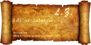 Lősz Zelmira névjegykártya
